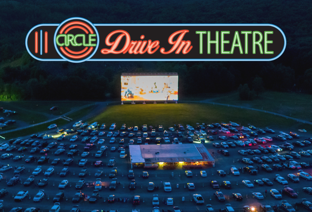 Circle Drive-In Theater Partial Ariel View