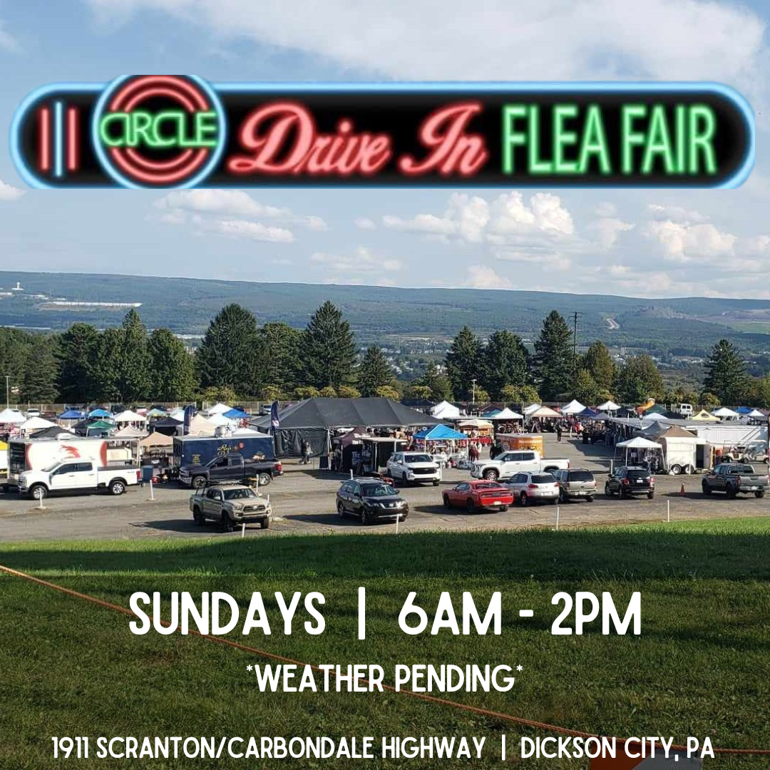 Circle Flea Fair open every Sunday mid-March until Novemer from 6am - 2pm, weather pending.