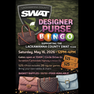 Lackawanna County SWAT Team Designer Purse Bingo