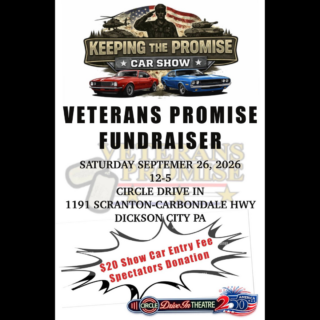 Keeping the Promise Car Show on Saturday, September 26, 2026, a Veterans Promise Fundraiser