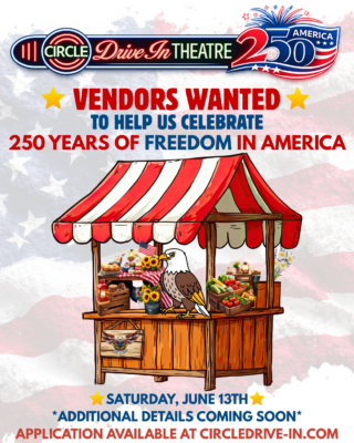 Vendors wanted to help us celebrate 250 Years of Freedom in America on Saturday, June 13th!!