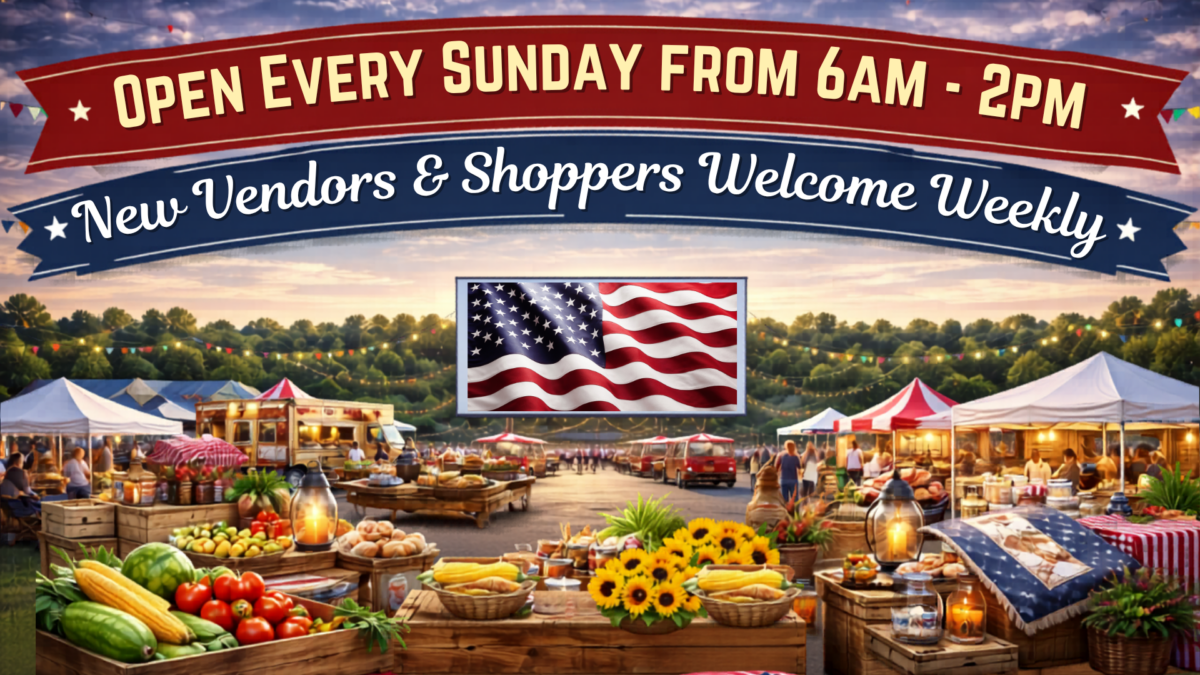 Circle GIANT Sunday Flea Fair, every Sunday from March - November from 6am - 2pm, new vendors & shoppers welcome weekly