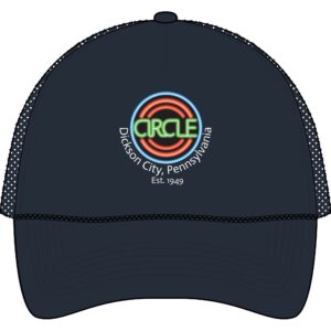 Circle Drive-In Foam Mesh-Back Trucker Cap